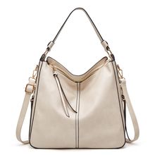Handbags for Women Large Designer Ladies Hobo bag Bucket Purse Faux Leather Whit