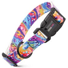 Dog Pet Fusion Quick Release Printed Collar 3/4" x 12" - 19"