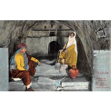 Nablus. Fontaine de Jacob. Interior of Jacob's Well. Jakob's Brunnen