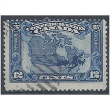 Canada 1927 SG270 12c Blue Confederation Fine Used . .