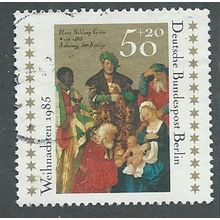 BERLIN -1985 50pf+20 'CHRISTMAS' FINE USED (EBID44-891)