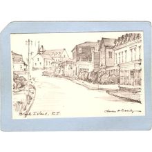 Rhode Island Block Island Village Square Old Harbor~86
