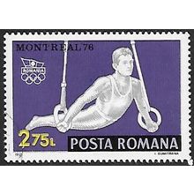 Mi 3354: 2 L. 75 multicoloured Olympic Games, Montreal: Gymnastics