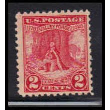 645 2c Valley Forge Just Clears MNH O1130