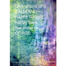 Calm And Happy - Tree Free Greeting Card - 12856