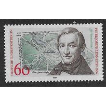 BERLIN - 1989 U/M 60pf 'P.J LENNE' (EBID66-070)