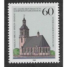 BERLIN - 1989 U/M 60pf 'NIKOLAI CHURCH, SPANDAU' (EBID66-071)