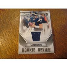 2011 Panini America, Game Worn Patch Card, SAM BRADFORD Rc, #36, Rams