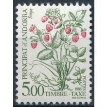 Postage Due: 5.00fr - Andorra French 1985 - MNH - MiNr P62