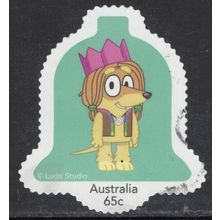 AUSTRALIA: 2024, MERRY CHRISTMAS BLUEY, USED SELF-ADHESIVE MY STAMP. 110