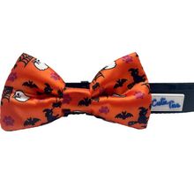Cutie Ties Dog Bow Tie One Size Halloween Orange