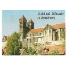 QUEDLINBURG, GERMANY .. used postcard. =