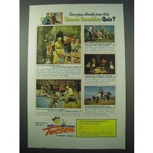 1953 Tucson Arizona Tourism Ad - Can Your Climate Pass