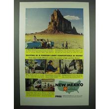 1954 New Mexico Tourism Ad - Shiprock