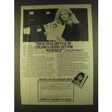 1980 Christian Children's Fund Ad - Sally Struthers