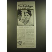 1939 Lady Esther Powder Ad - Lady Esther asks - where's the girl who wants