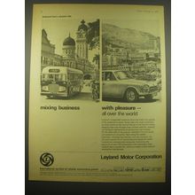 1966 Leyland Motor Corporation Ad - mixing business with pleasure