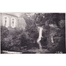 Wimille Lake Waterfall French Vintage Real Photo Postcard