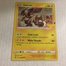 2021 Pokemon Zekrom 25th Anniversary Holo Training Card 10/25