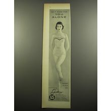 1955 U.S. Rubber Co. Lastex Swimsuit Ad - As if made for you alone
