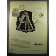 1955 Rand McNally Ad - It's all done with mirrors