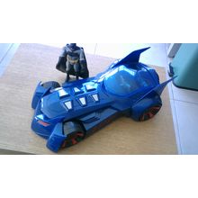 BATMAN (6" Action Figure) & BATMOBILE (14" Brave & The Bold Version) Mattel