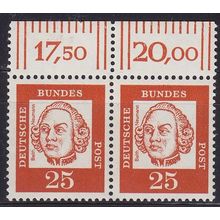 GERMANY BUND [1961] MiNr 0353 y W OR 2er ( **/mnh ) [01]