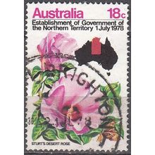 Australia 1978 Michel 653 O Cote (2005) 0.20 € Rose du désert de Sturt