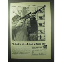 1962 Marlin 336-SC Rifle Ad - I Shoot to Hit