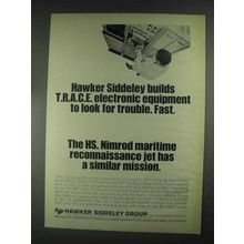 1967 Hawker Siddeley T.R.A.C.E. Inspection System Ad - Look for Trouble