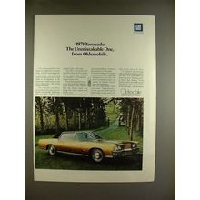 1971 Oldsmobile Toronado Car Ad - The Unmistakable One