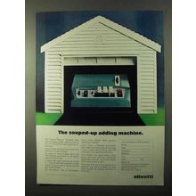 1971 Olivetti Quanta Electric Adding Machine Ad