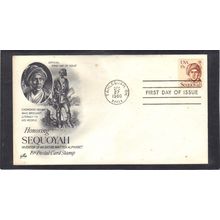 FDC Art Craft 1859 19c Sequoyah (Cachet-U/A) CV00321