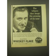 1965 Player's Whiskey Flake Advertisement - The tobacco that keeps the promise