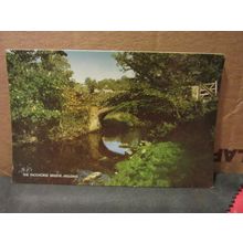 THE PACKHORSE BRIDGE, MILLDALE, DERBYSHIRE unused postcard by J Salmon =