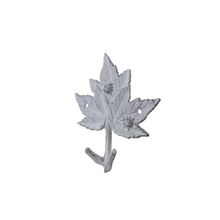 Pack Of 2] Whitewashed Cast Iron Maple Tree Leaves Decorative Metal Tree Bra...