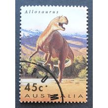 Australia 1993 - Dinosaurs Era, 45c Allosaurus - CTO Used