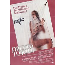 Dressed to Kill (1980)_2 Movie Film Poster Canvas iconic design