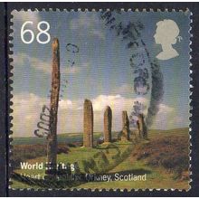 GB 2005 World Heritage Sites - J.I. with Australia - Orkney, Scotland 68p Used