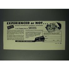 1954 Sun Electric Corporation Ad - Experienced or Not