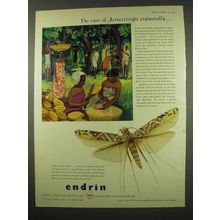 1956 Shell Endrin Ad - Case of Acrocercrops Cramerella
