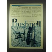1974 Bushnell Optics Ad - On The Far Ridge