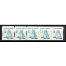 2134 14c Iceboat Very Fine MNH Dry Gum PNC 2/4+1 Z5730