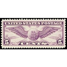 C12, Mint Superb NH 5¢ Airmail - Stunning GEM! - Stuart Katz