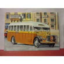 1950 COMMER Q4 BUS. unused postcard Maximim card no 34. COACH /