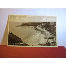 FALL BAY & CEARS POINT, RHOSSILI, GOWER , WALES, unused vintage postcard =