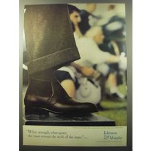 1960 Johnston & Murphy Gulliver Boot Ad - What strength, what sport