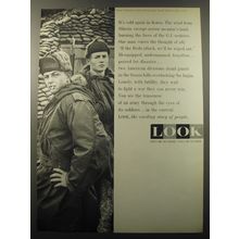 1960 Look Magazine Advertisement - It's cold again in Korea
