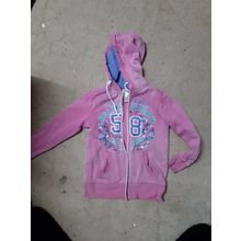 miss understood girls hooded jumper size 8 pink