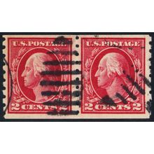 413, Used VF 2¢ Coil Pair - Hard to Find! - Stuart Katz